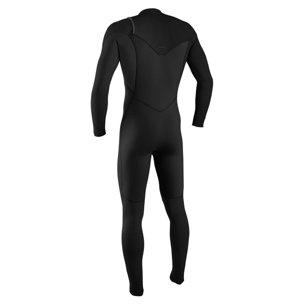 Black wetsuit on a white background