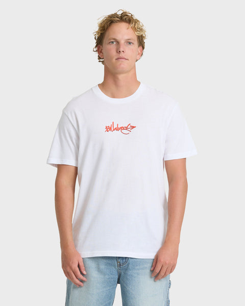 Billabong Occys Point Prem Tee - WHT