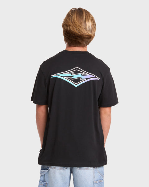 Billabong Crayon Wave Prem Tee - BLK