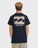 Billabong Crayon Wave Ca Basic Tee - NVY