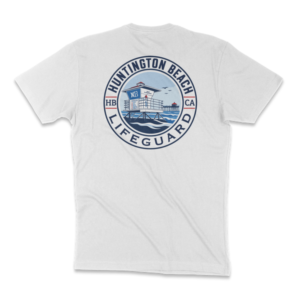 HBMS HB TOWER Tee - White