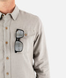 Essex Oyster Twill Shirt - Heather Grey
