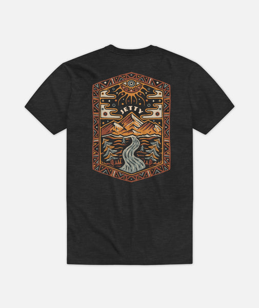 Palisades Tee - Charcoal