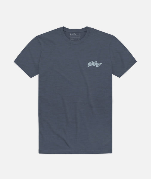 Rough Seas Tee - Navy
