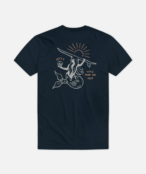 Tails Tee - Navy