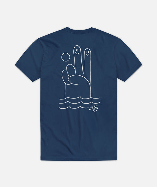 Deuces Pocket Tee - Blue