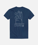 Deuces Pocket Tee - Blue