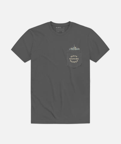 Peak Pocket Tee - Iron