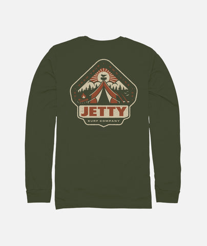 Camper LS Tee - Military Green