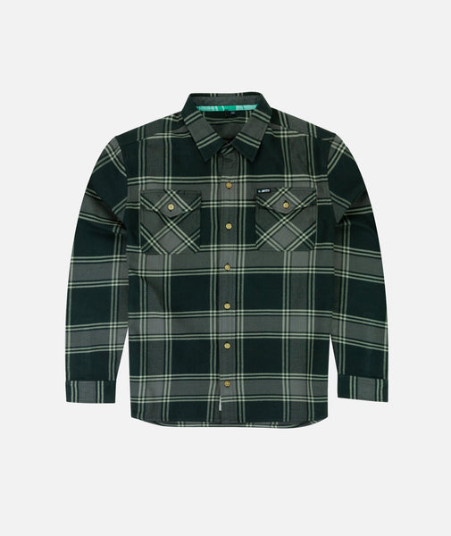 Ripple Flannel - Charcoal