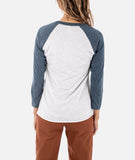 Wildflowers Raglan - Indigo
