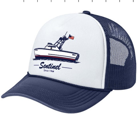 HBMS SENTINEL TRUCKER - WHITE/NAVY