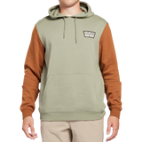 Throttle Blocked Pullover Fleece Hoodie