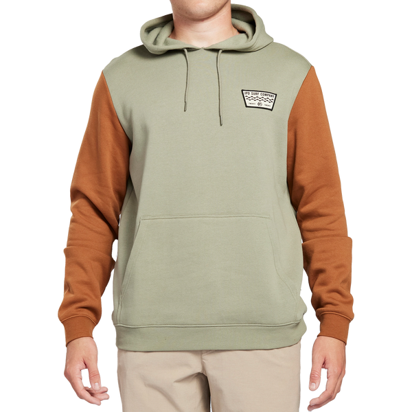 Throttle Blocked Pullover Fleece Hoodie