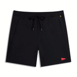 black shorts with pockets and draw string