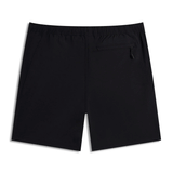 back of black shorts