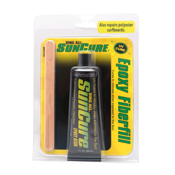 sun cure squeeze tube on a white background