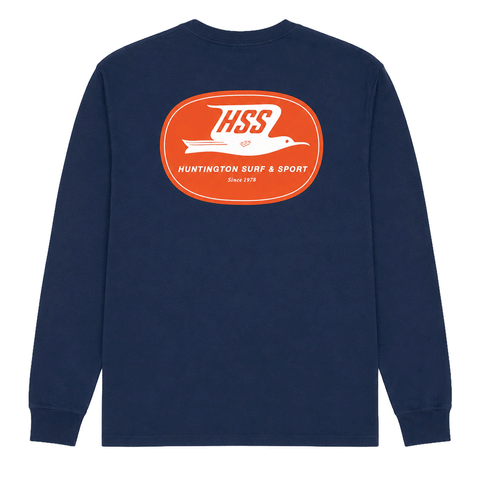 FLYER LONGSLEEVE T-SHIRT NAVY