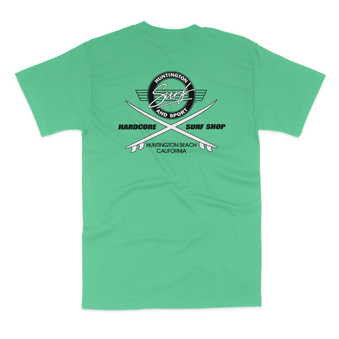 BOYS HARDCORE TEE green