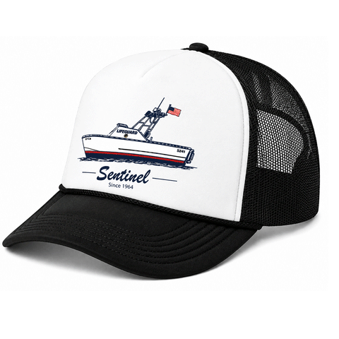 HBMS SENTINEL TRUCKER - WHITE/BLACK