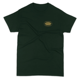 green t shirt with yellow HSS logo