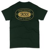 green t shirt with yellow HSS logo