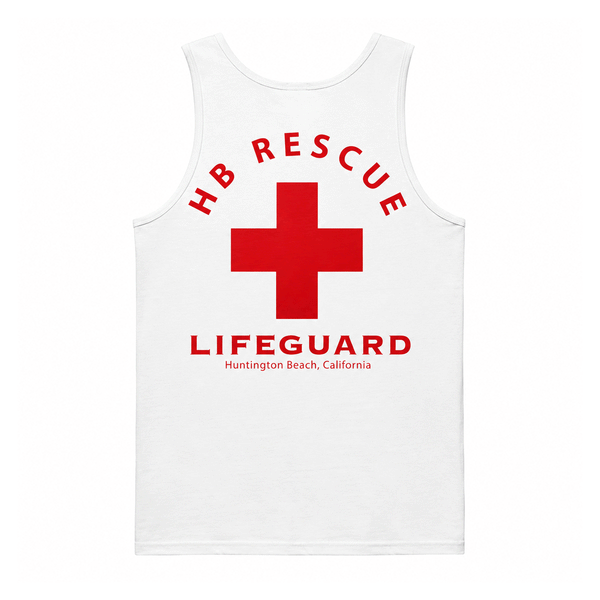 HBMS HB RESCUE Tank Top - White