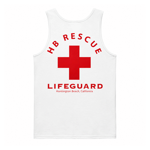 HBMS HB RESCUE Tank Top - White