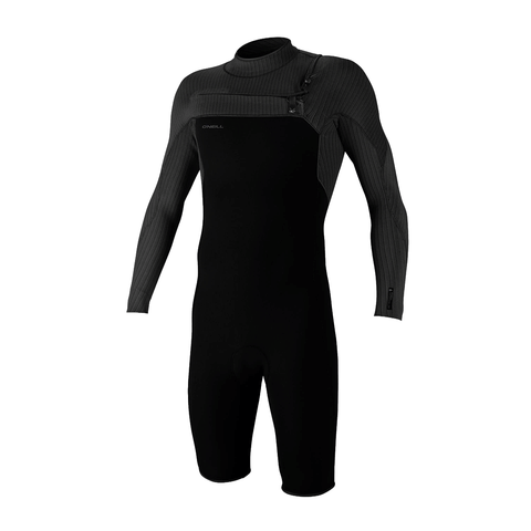 Black long sleeve spring wetsuit with chest zip
