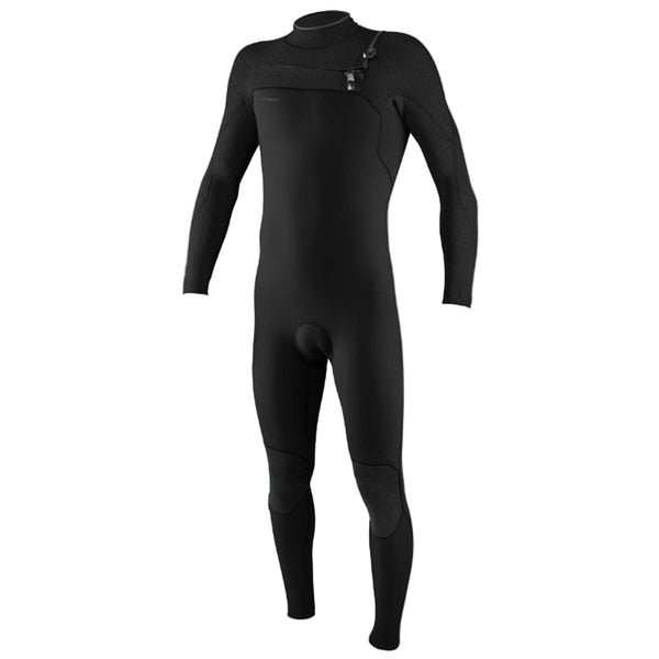 Black wetsuit on a white background
