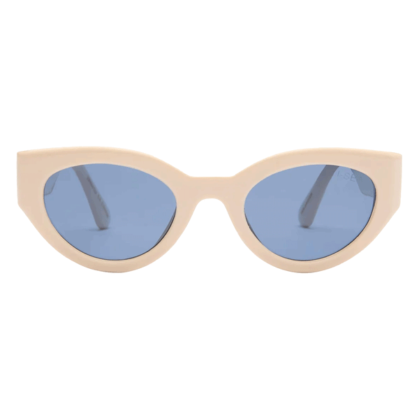 cream colored sunglasses