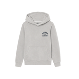 a light gray US Open of Surfing hoodie, shown from the front on a white background.