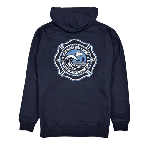MARINE SAFETY HOODIE blue