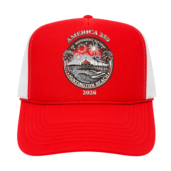 2026 INDEPENDENCE DAY FOAM TRUCKER RED