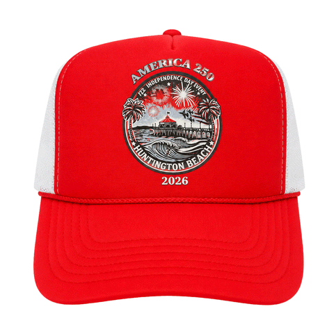 2026 INDEPENDENCE DAY FOAM TRUCKER RED
