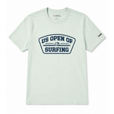 light green tshirt with grey US Open's Shield logo on white background