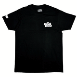 front of black tshirt with the words The sugar shack on the chest