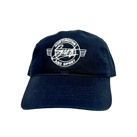 navy blue toddler hat with HSS Wing logo in white