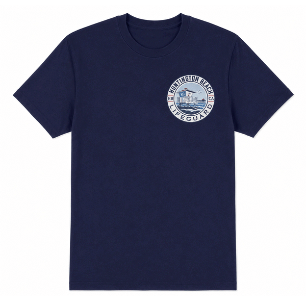 HBMS HB TOWER Tee - Navy