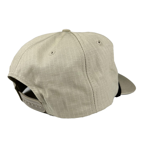 Beige cap on a white background