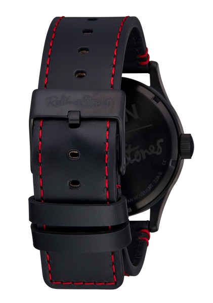 Rolling Stones Sentry Leather - All Black