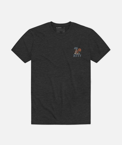 Stranded Tee - Charcoal