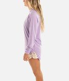 Smiles UV Hoodie - Lavender