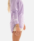 Smiles UV Hoodie - Lavender