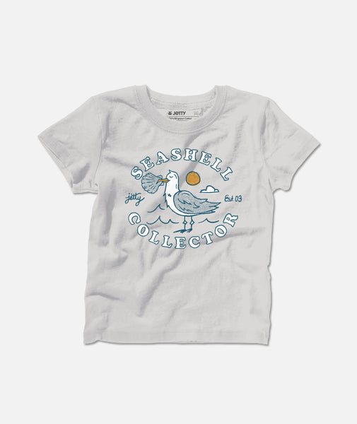 Tot Shell Collector Tee - Silver | Huntington Surf & Sport