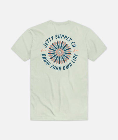 Pinwheel Tee - Lime