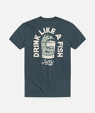 Splash Tee - Indigo