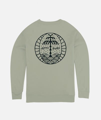 Planeteer Crew Neck Fleece - Sage