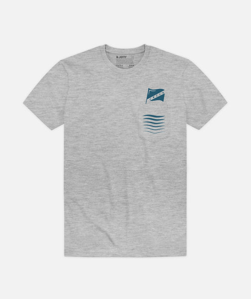Snorkel Pocket Tee - Heather Grey