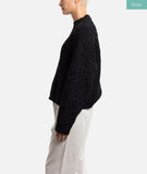 Wharf Cable Knit Sweater - Black